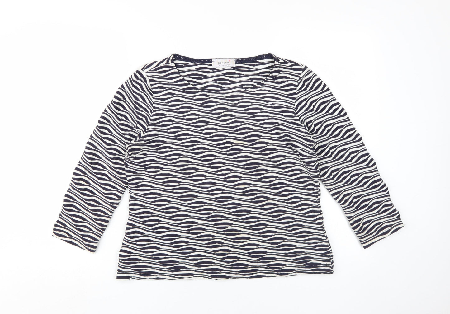 Marks and Spencer Women's Multicoloured T-Shirt Size 16