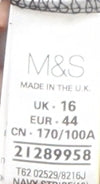 Marks and Spencer Women's Multicoloured T-Shirt Size 16