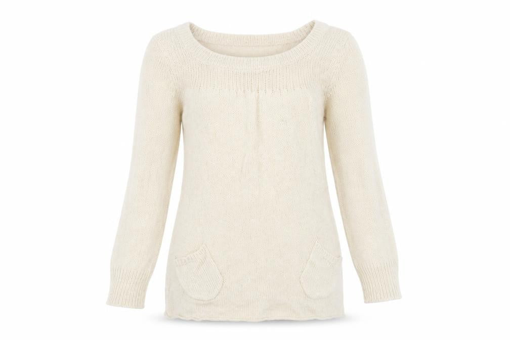 Topshop Women Beige Pullover Jumper Size 8