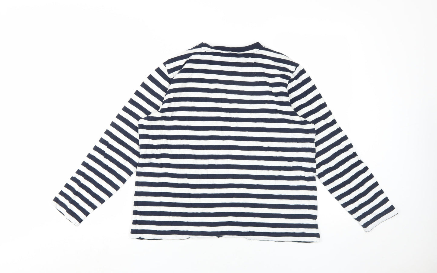 Marks and Spencer Women's Striped Cotton T-Shirt