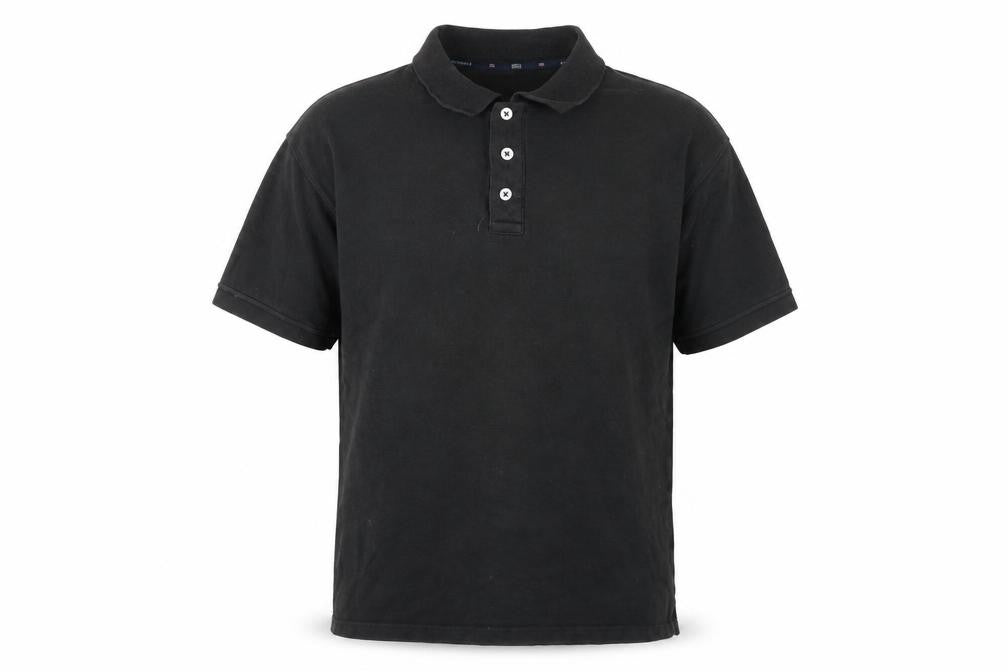 Marks & Spencer Men's Black Polo M Solid