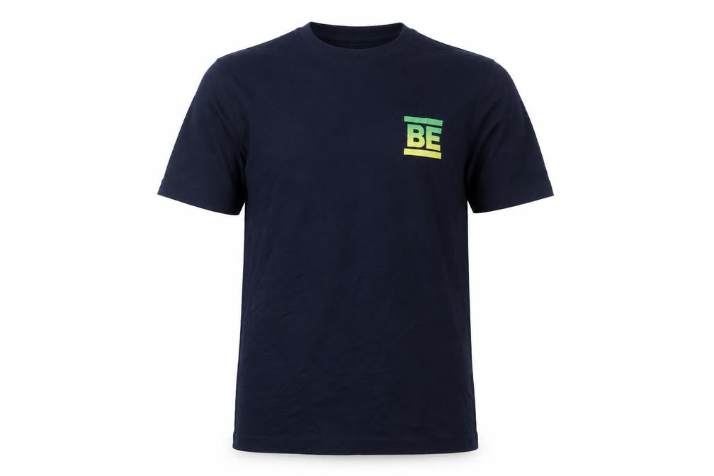Eco-friendly Men's Blue BE TRIBE T-Shirt Size S