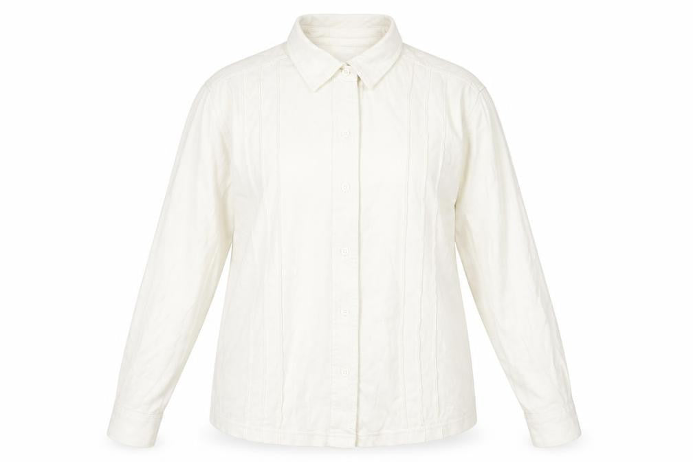 Damart Women’s Ivory Button-Up Shirt Size 12