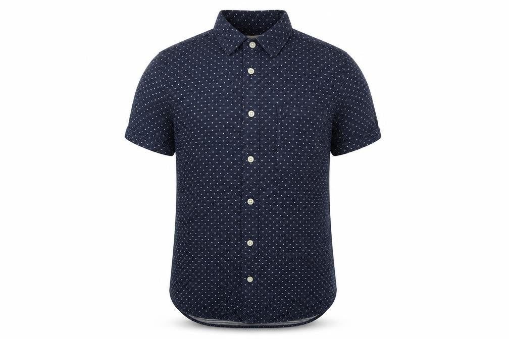 Topman Men's Blue S Graphic Print Casual Shirt