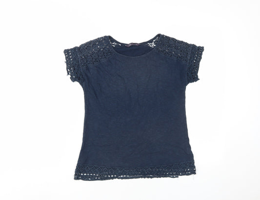 Marks and Spencer Blue Women's T-Shirt Size 8