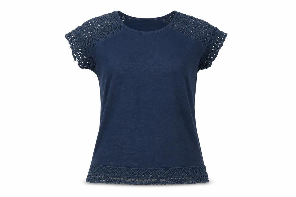 Marks & Spencer Blue Women's T-Shirt Size 8
