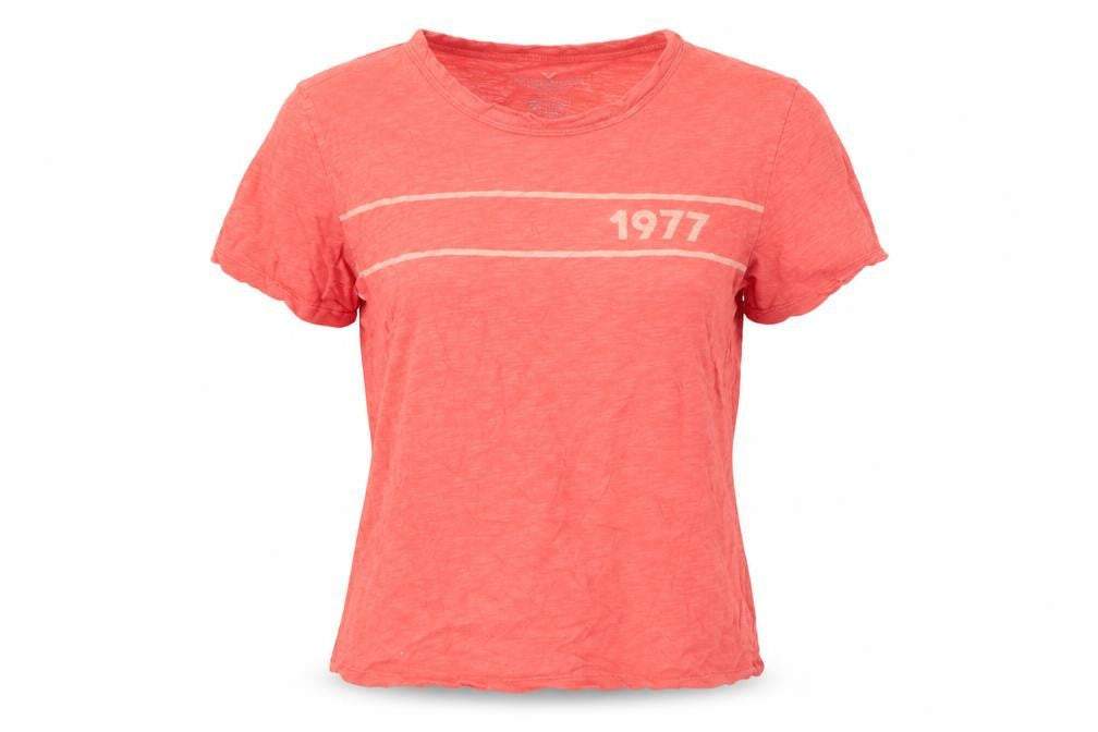 American Eagle Red T-Shirt, Unisex S, Short Sleeve