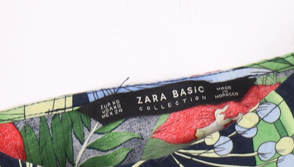Zara Women's Multicoloured Kimono Blouse - Size 8