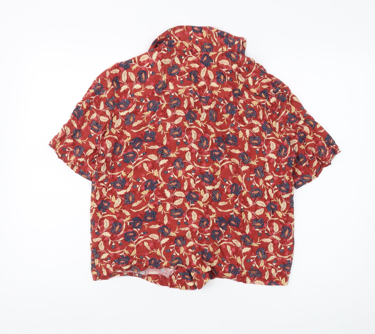 Urban Outfitters Women's Red Floral Blouse, Size S