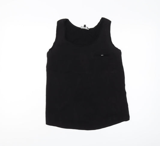 Warehouse Women's Black Tank Top Regular Size 10