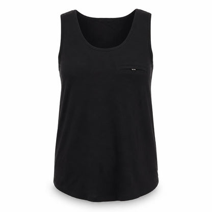 Warehouse Women's Black Tank Top Regular Size 10
