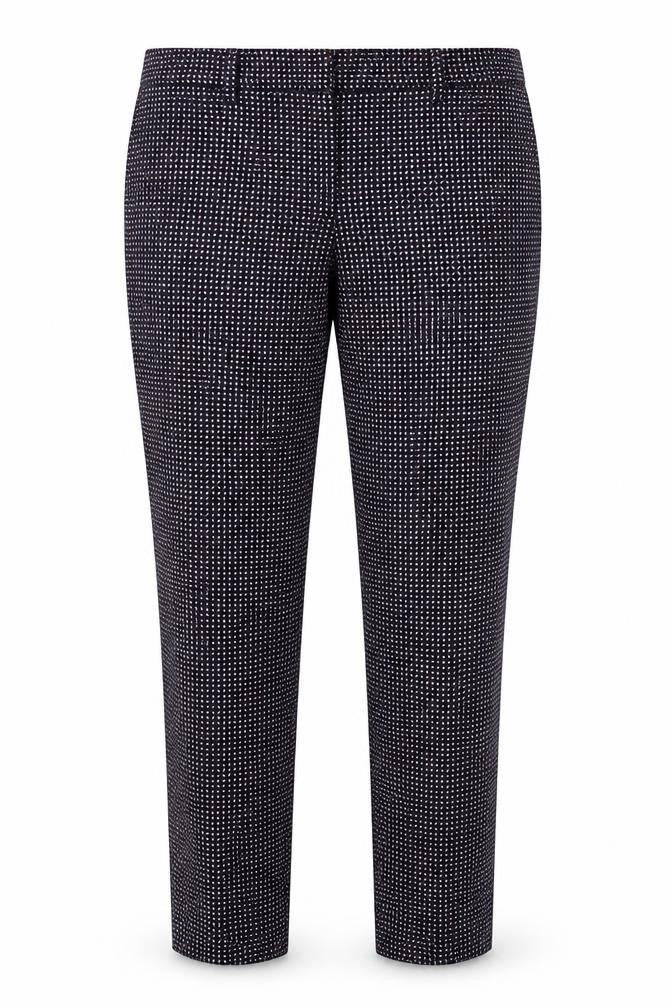 H&M Women's Multicoloured Geometric Cropped Trousers Size 10