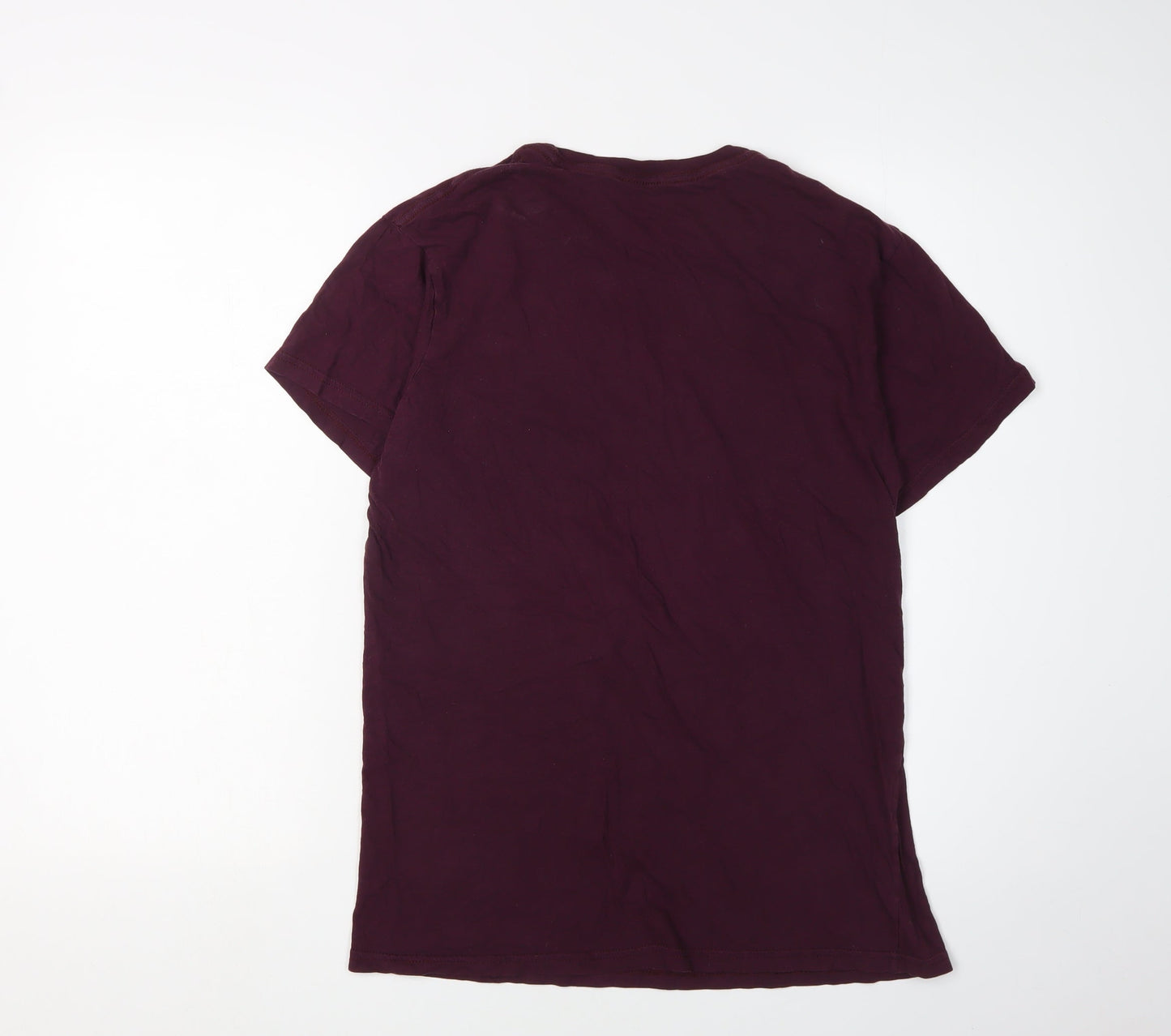 Retro Brand Unisex Purple T-Shirt, Size S, Casual Style