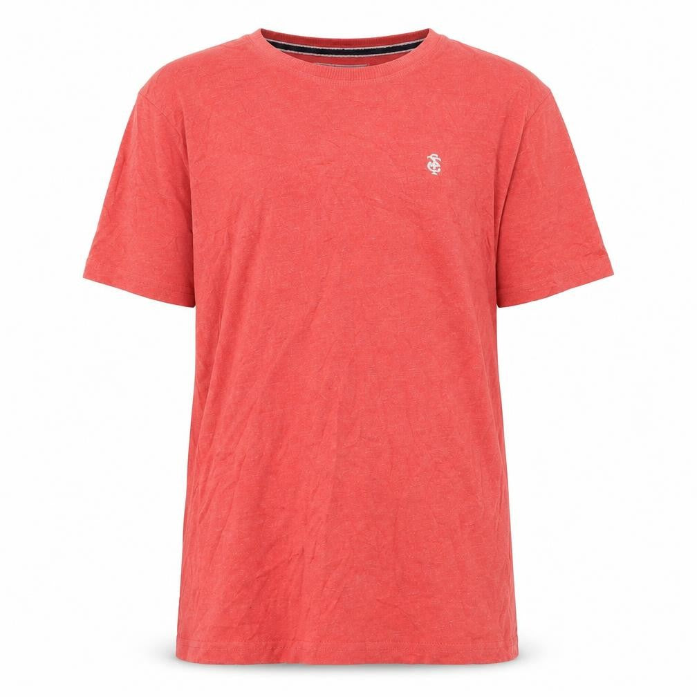 St George By Duffer Men's Red Crew Neck T-Shirt S