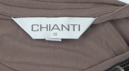 Chianti Women's Multicoloured Floral T-Shirt Size 10
