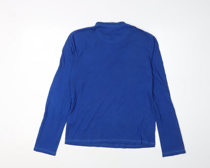 Abercrombie & Fitch Boys Blue XL Henley Long Sleeve Pullover Top