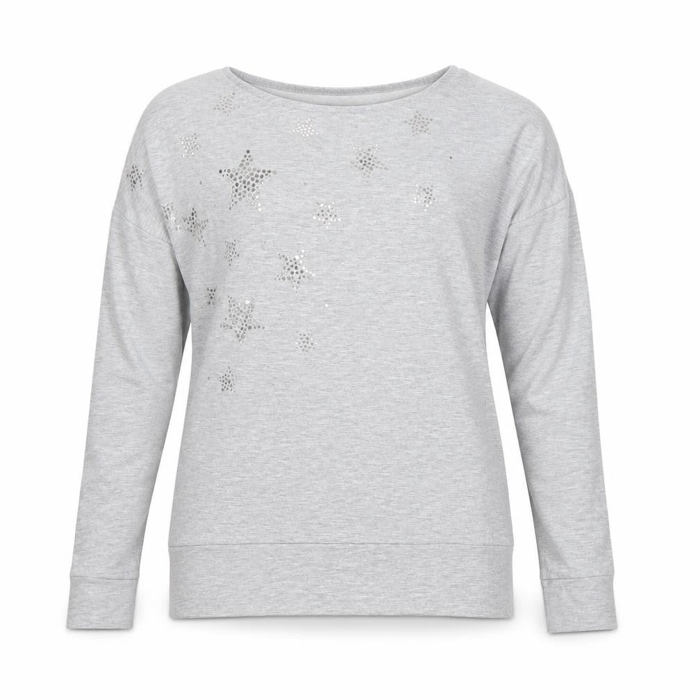 Principles Grey Women's Pullover Sweatshirt Size 8 Casual