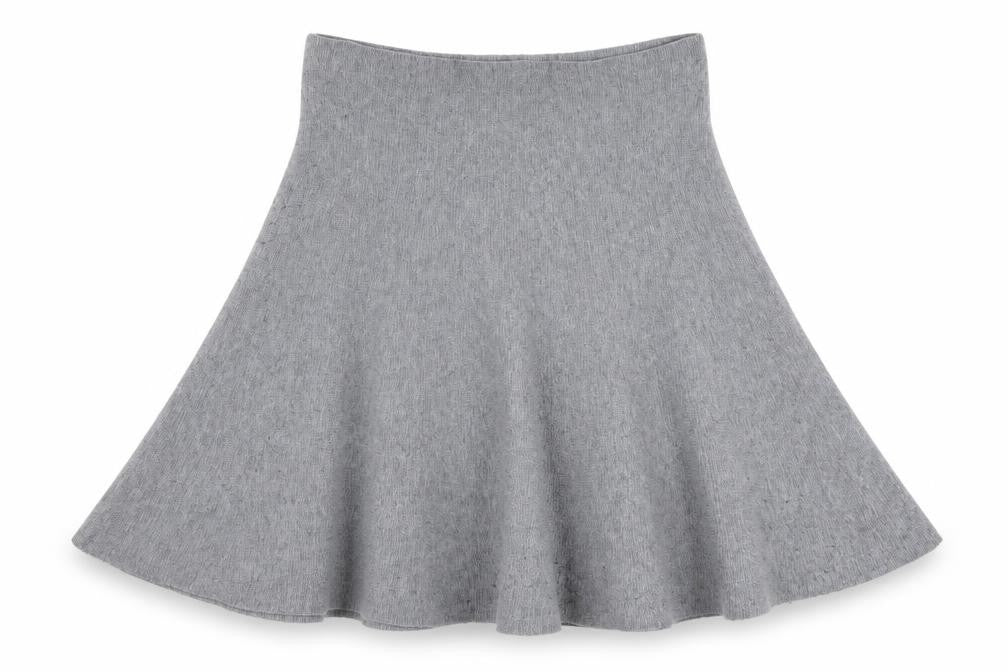 Vero Moda Women's Grey A-Line Skirt, Size S