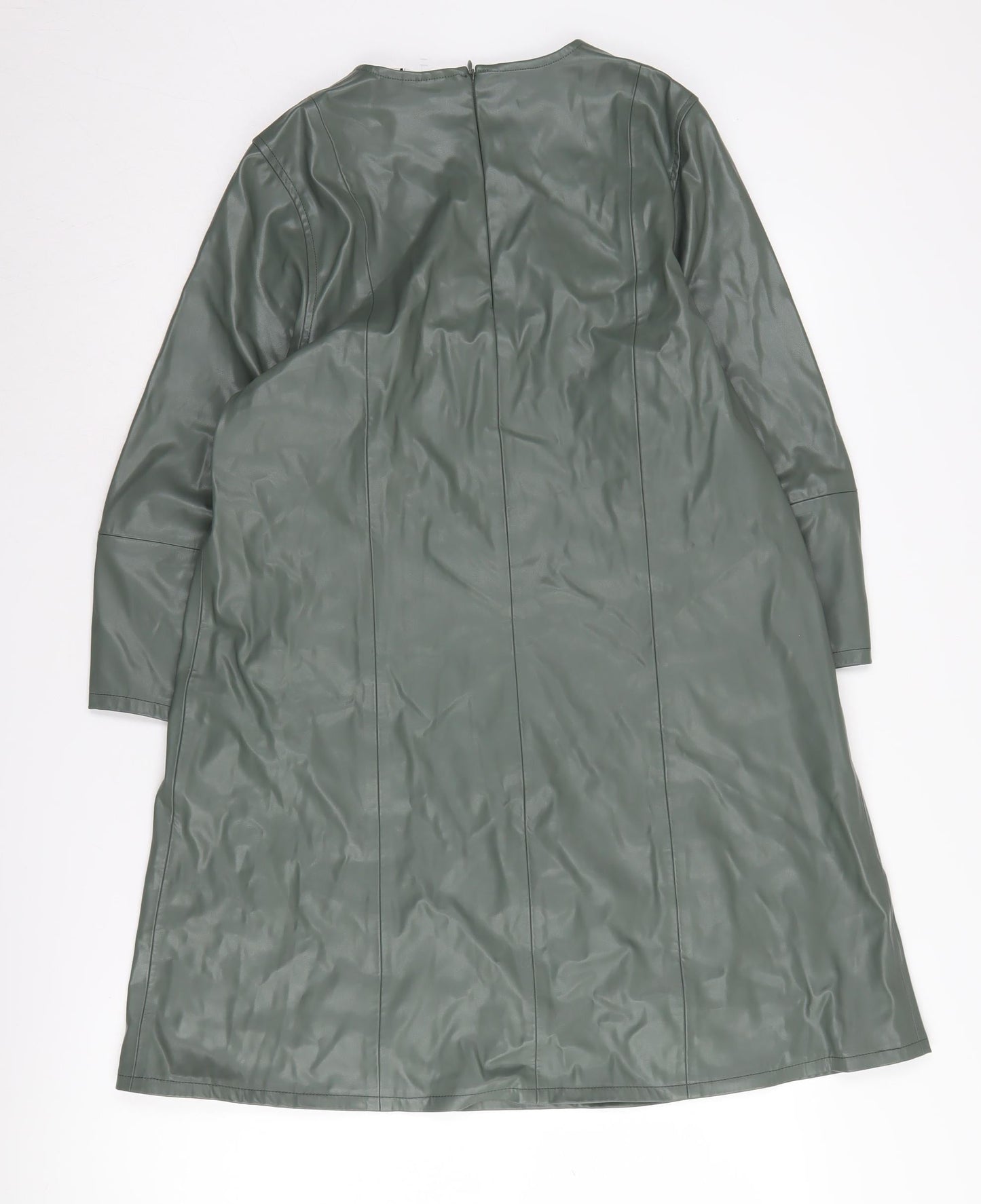 Weekday Women's Green Long Sleeve Dress Size 12