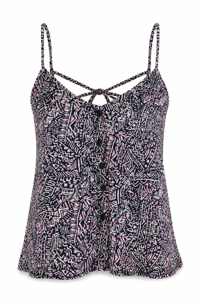 Patricia Pepe Women's Multicoloured Camisole Blouse
