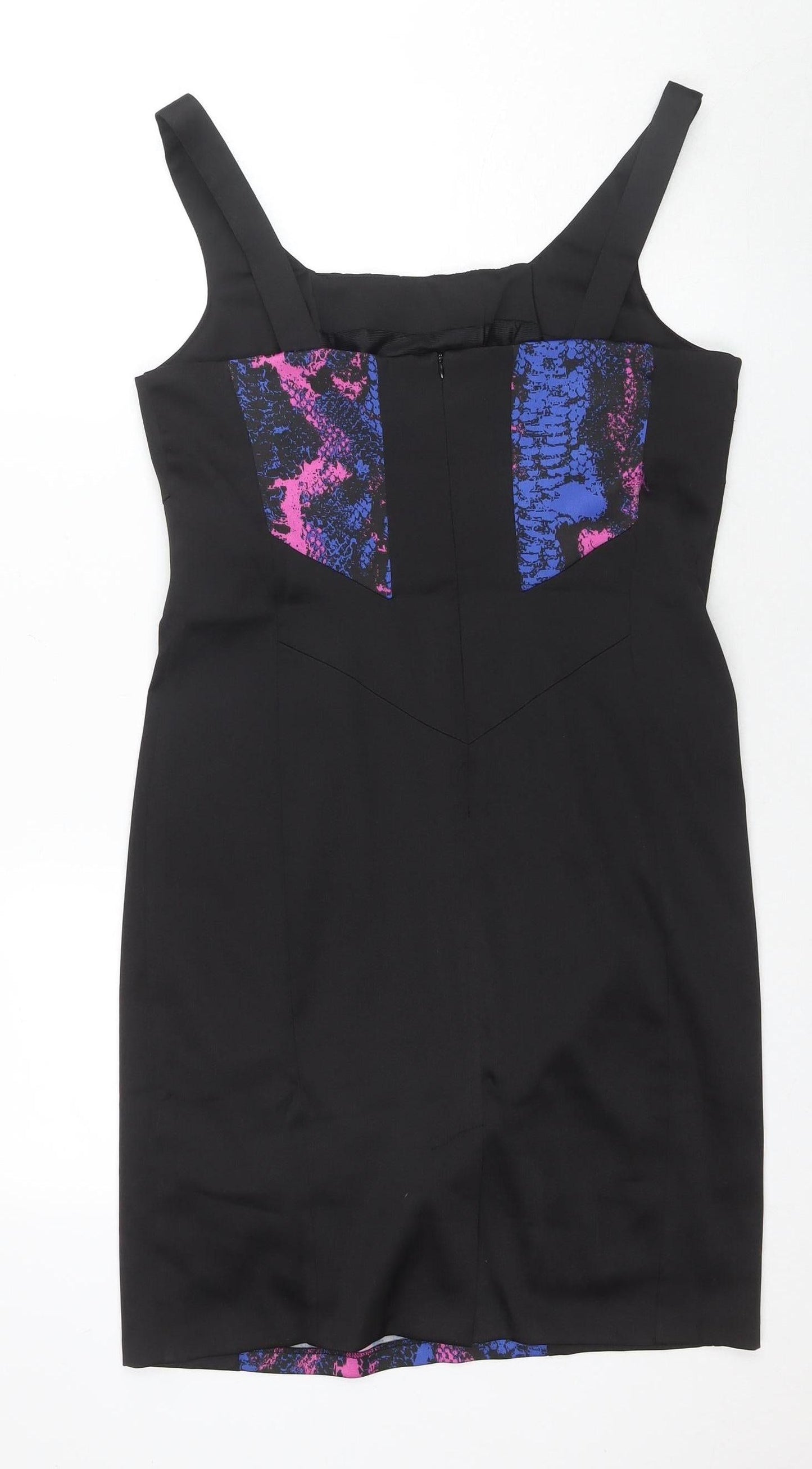 Women's Black Sheath Dress, Size 14, Party Ready