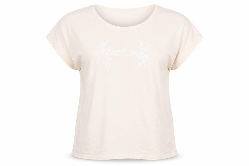 Under Armour Women's Beige T-Shirt M, Casual, Relaxed