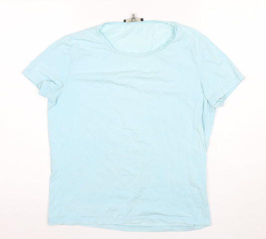 Weekday Women's Blue T-Shirt, Short Sleeve, Size L