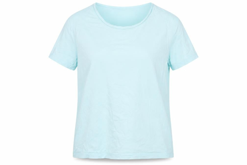 Weekday Women's Blue T-Shirt, Short Sleeve, Size L