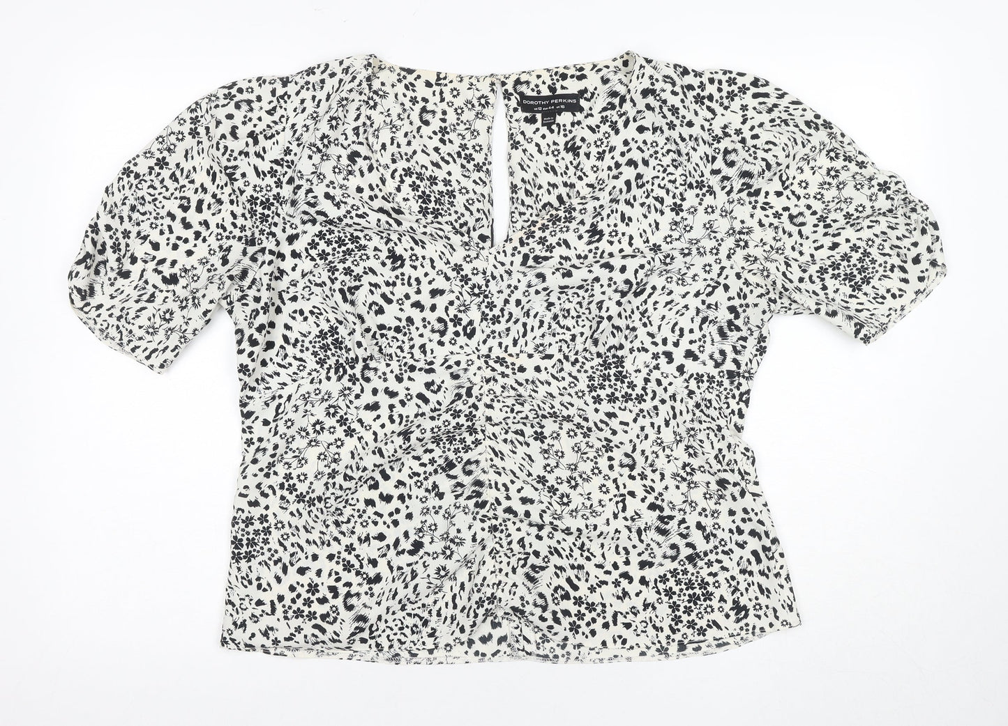 Dorothy Perkins Women's Multicoloured Blouse Size 16