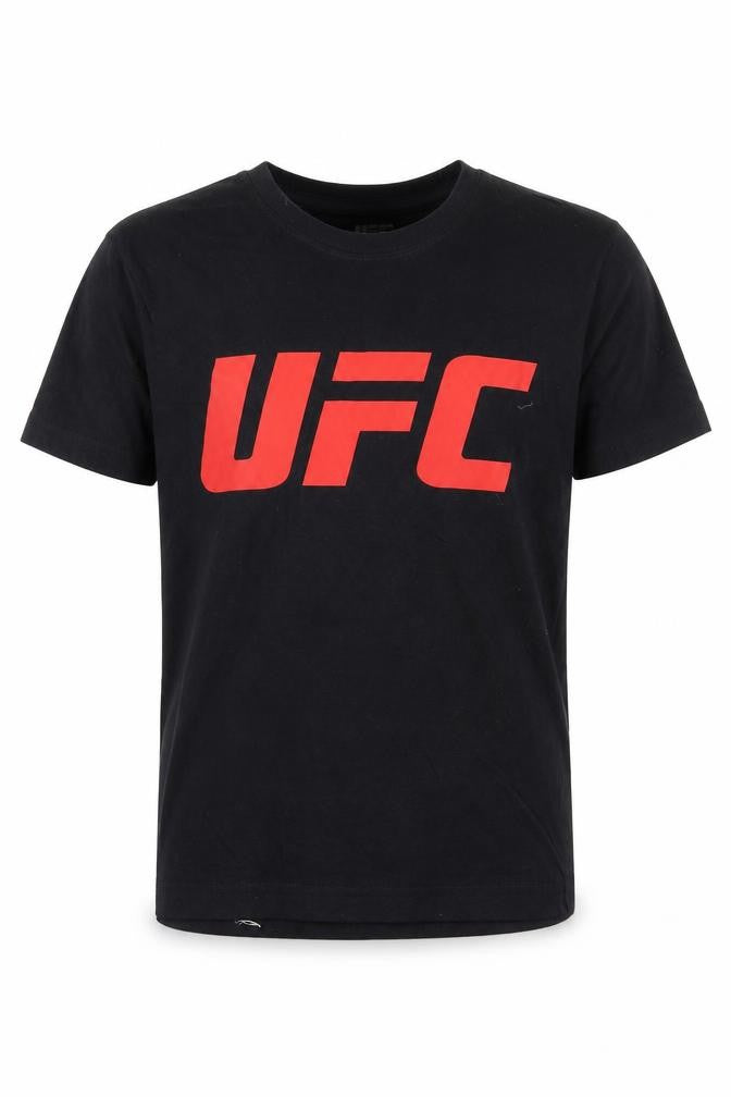 UFC Boys Black Graphic T-Shirt 5-6 Years