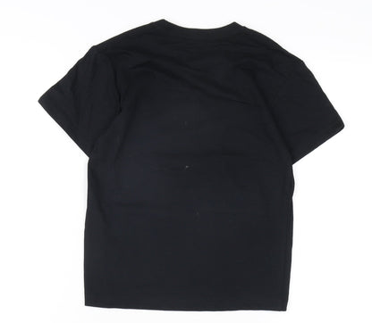 Back view of UFC boys’ black graphic t-shirt 5-6 years