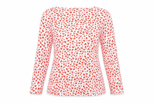 Marks & Spencer Women's White Heart Print T-Shirt