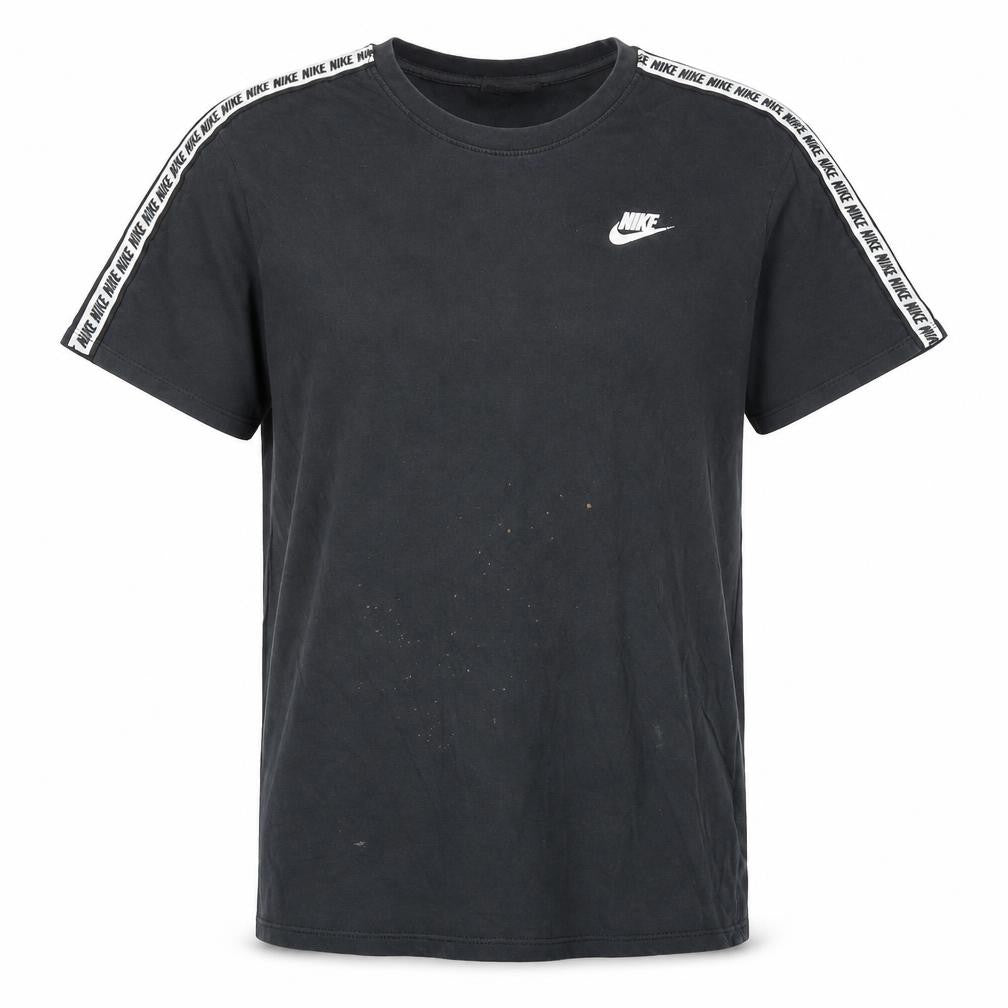 Nike Men's Black M Sports Logo T-Shirt, Cotton Blend