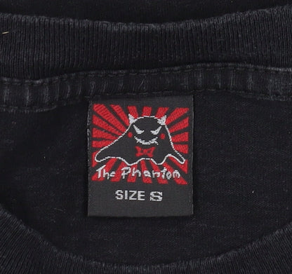 Preloved The Phantom Black T-Shirt Unisex S Crew Neck - Detail