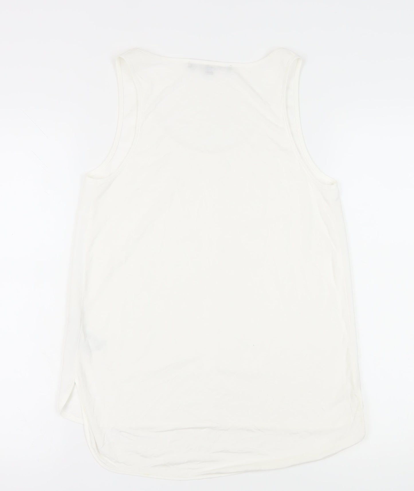 French Connection Women's White Tank Top M