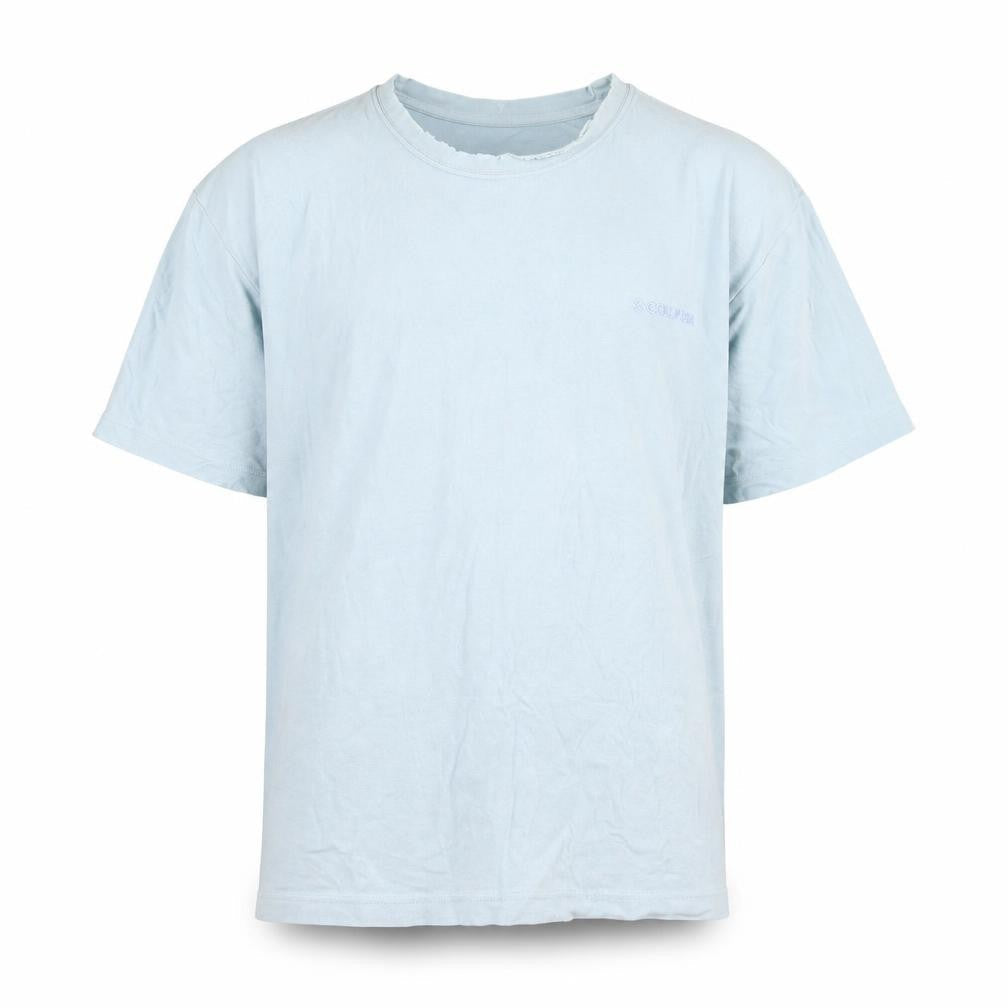Columbia Men's Blue Cotton T-Shirt, Medium