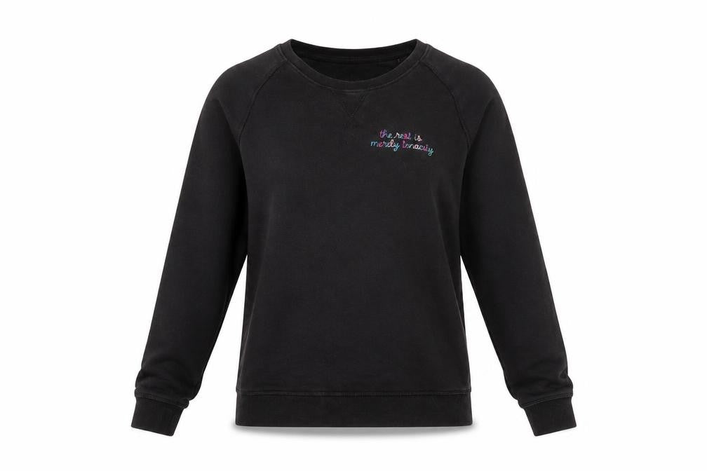 Lisa Macario Women's Black Pullover Sweatshirt