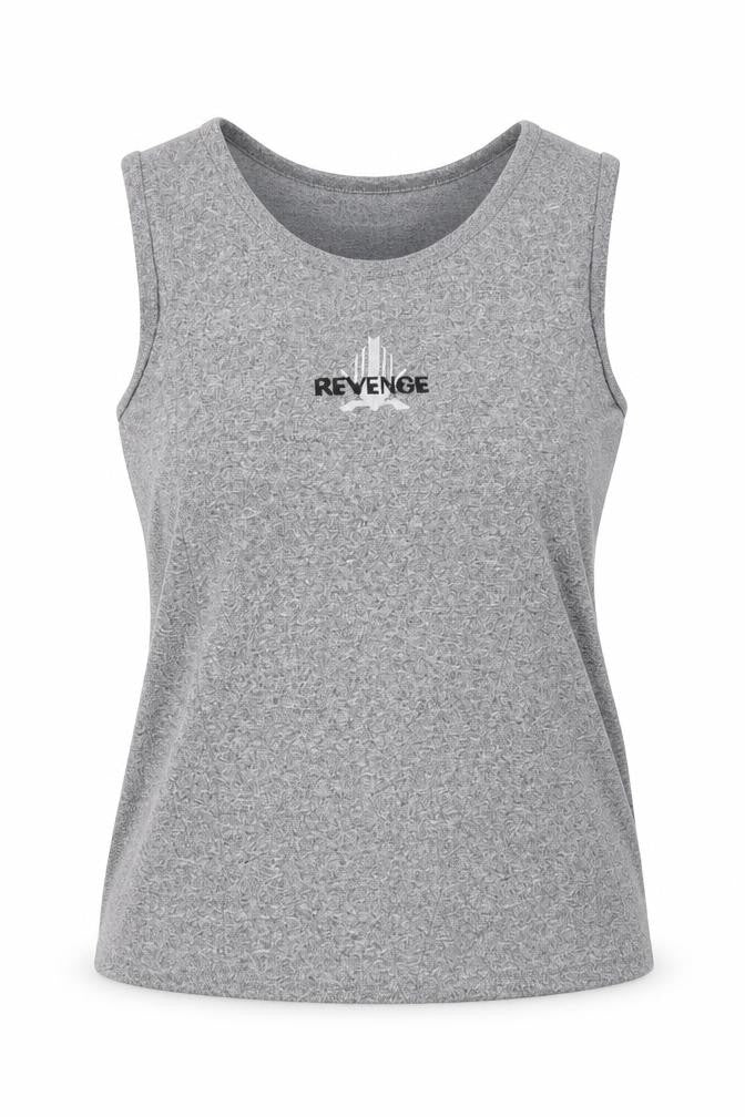 Revenge Grey Unisex Tank Top M - Breathable Activewear