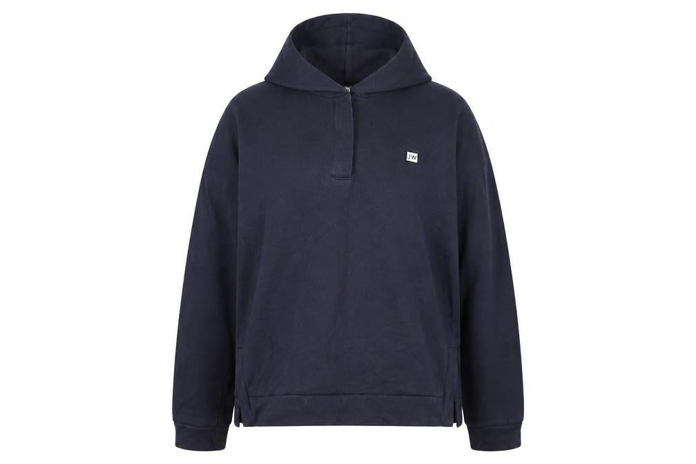 Jack Wills Women's Navy Hoodie UK 14 with Hood