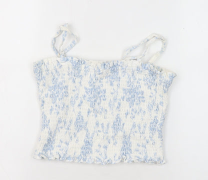 Marks & Spencer Teens White Cropped Camisole, Size 4