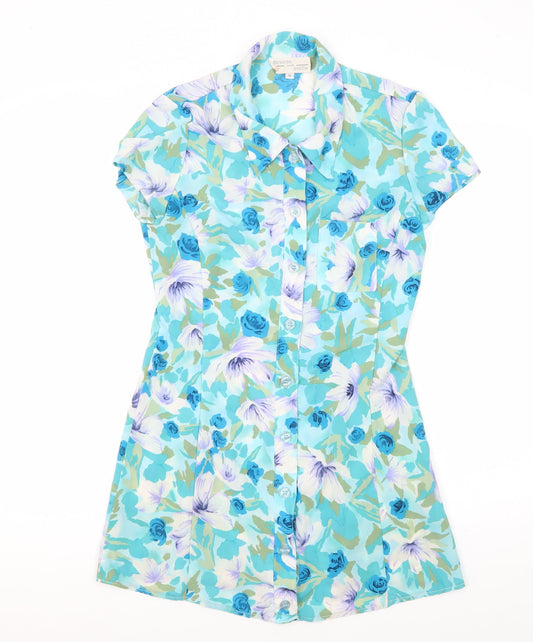Benson and Smith Women Floral Shirt Dress S Multicoloured