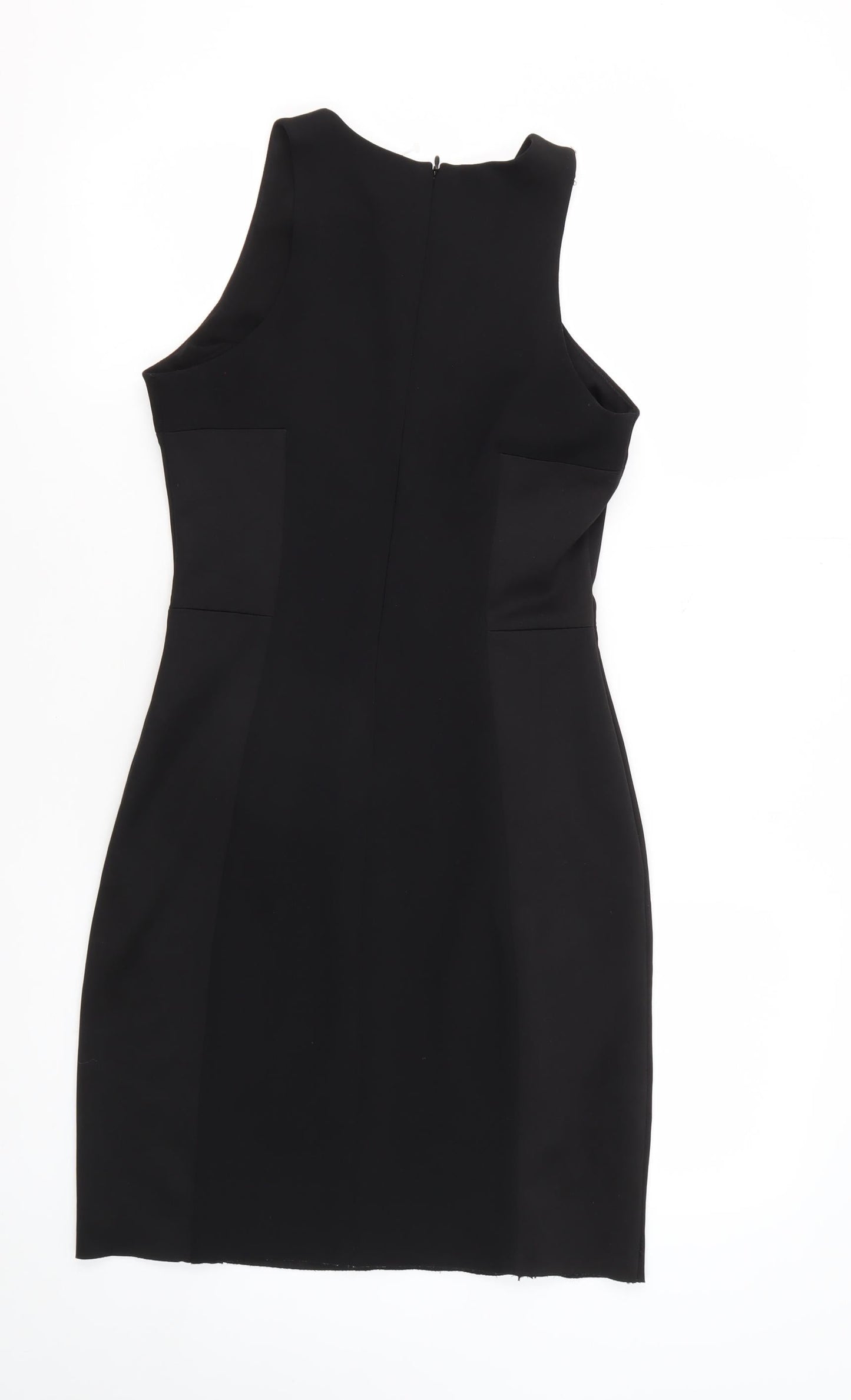 Mango Women's Black Bodycon Dress Size 8