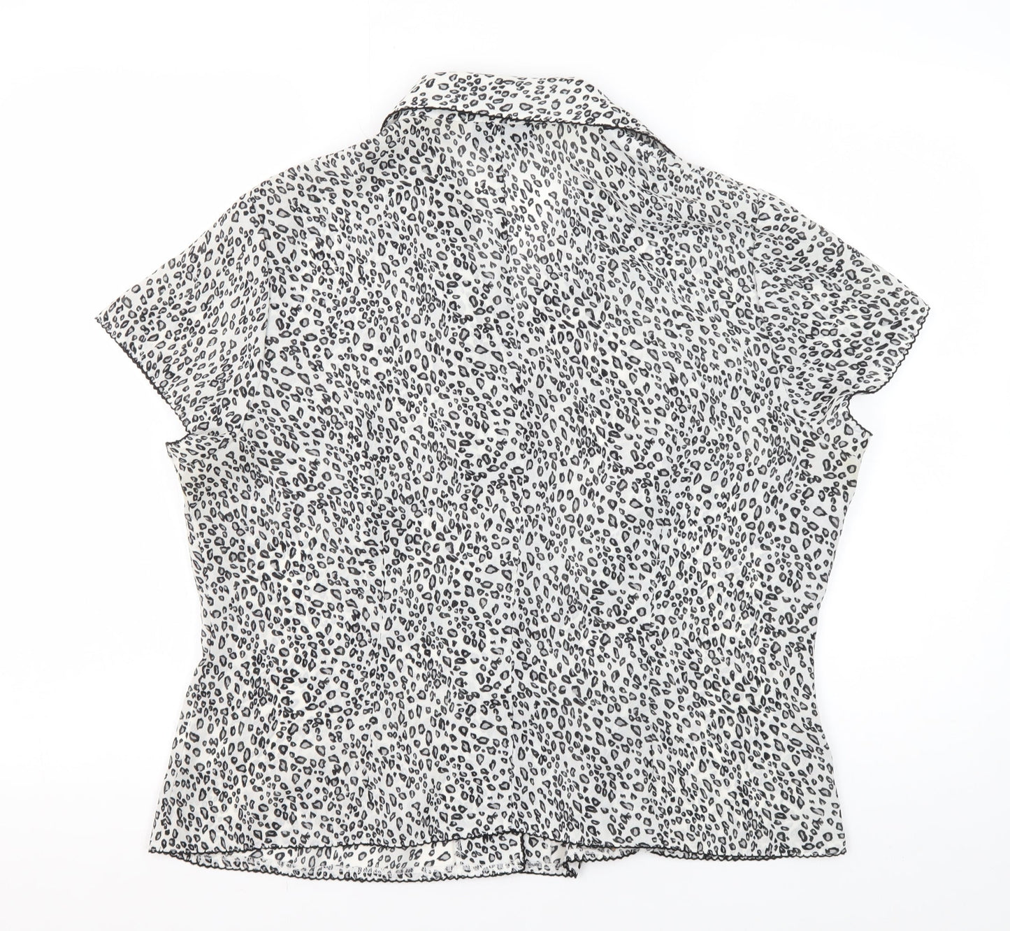 Alex & Co. Women's Animal Print Button-Up Shirt Size 18
