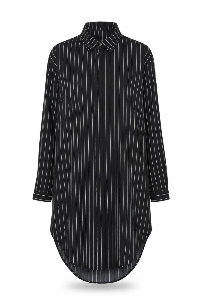 H&M Women’s Black Striped Blouse - UK 10