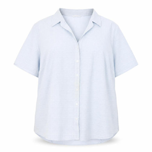 Marks and Spencer Women's Blue Button-Up Shirt 16