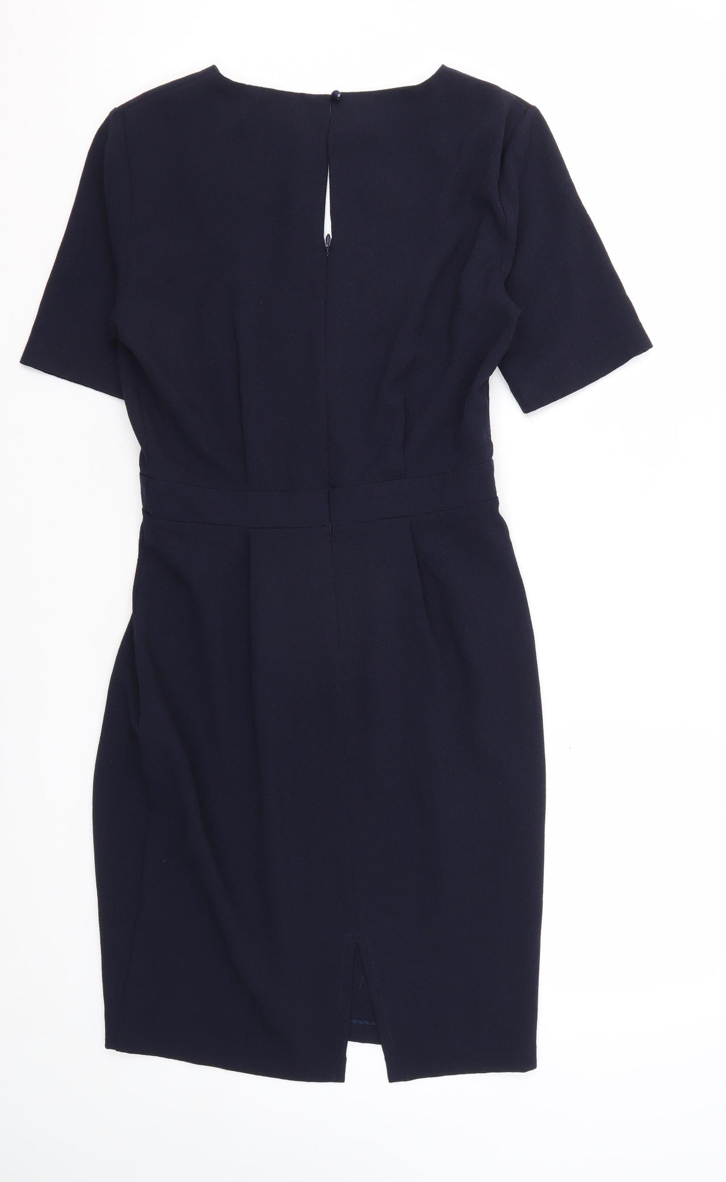 Warehouse Women's Black Sheath Workwear Dress Size 10