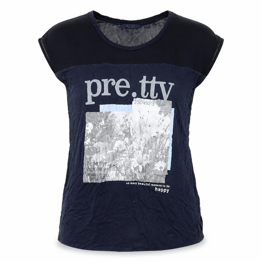 Next Women's Blue T-Shirt, Size 6, Casual Chic Top