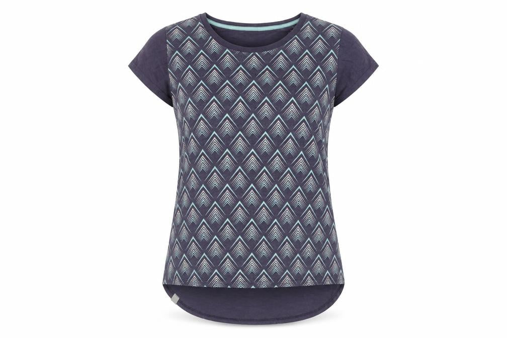 Bench Women's Multicoloured Geometric T-Shirt Size M