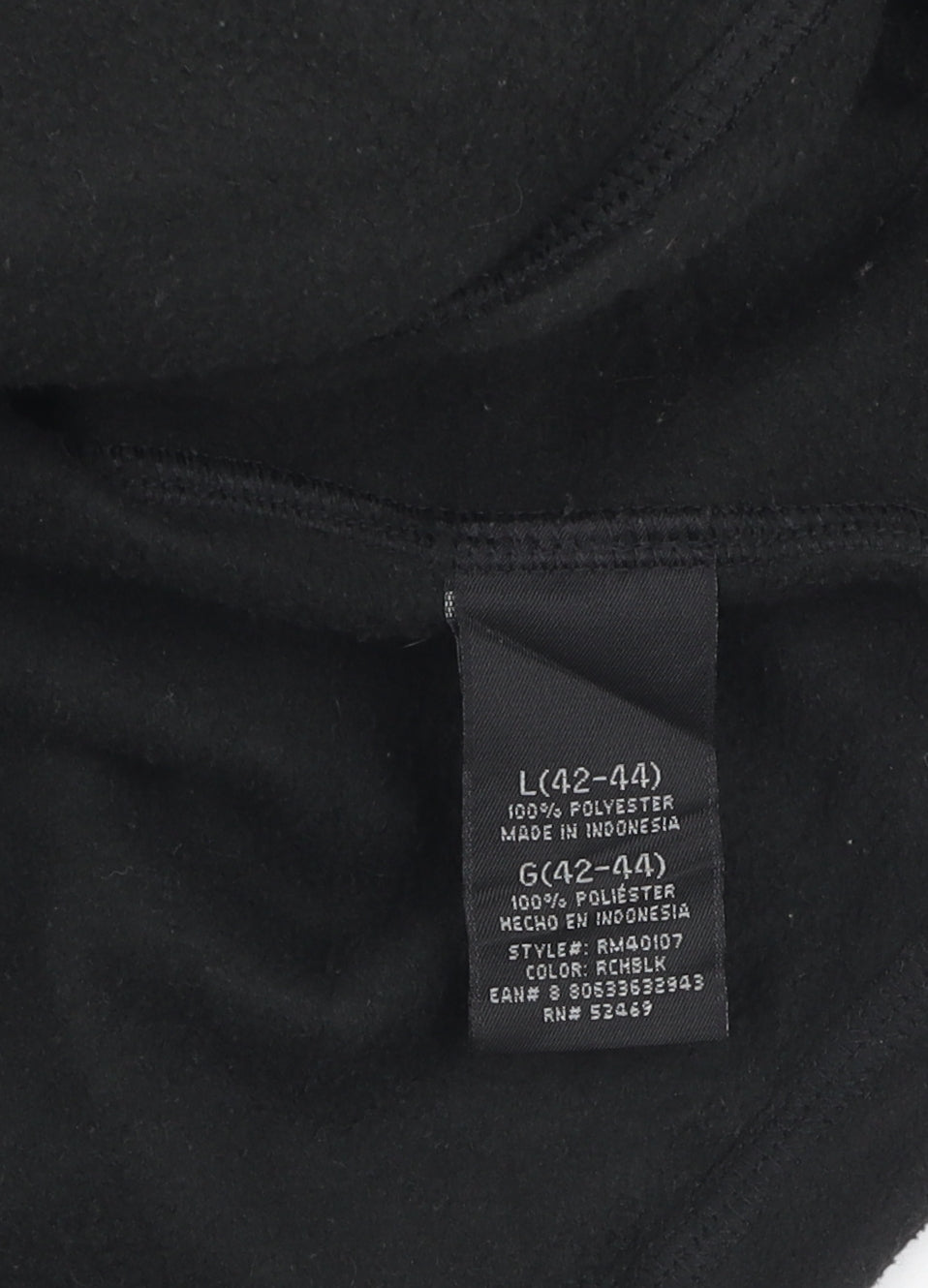 Starter Men's Black Jacket L Regular Fit Casual
