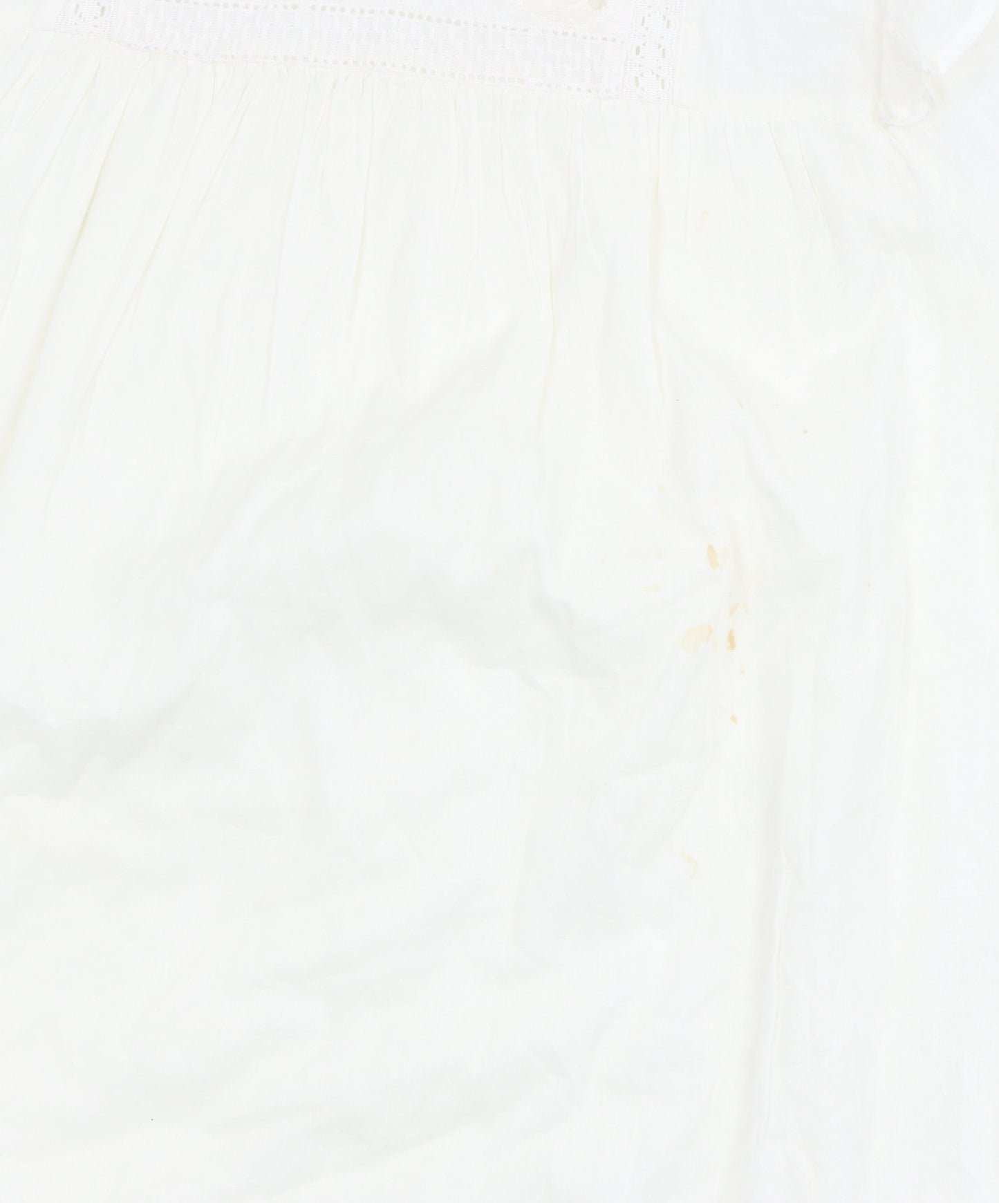 New Look Women's White A-Line Cotton Short Dress